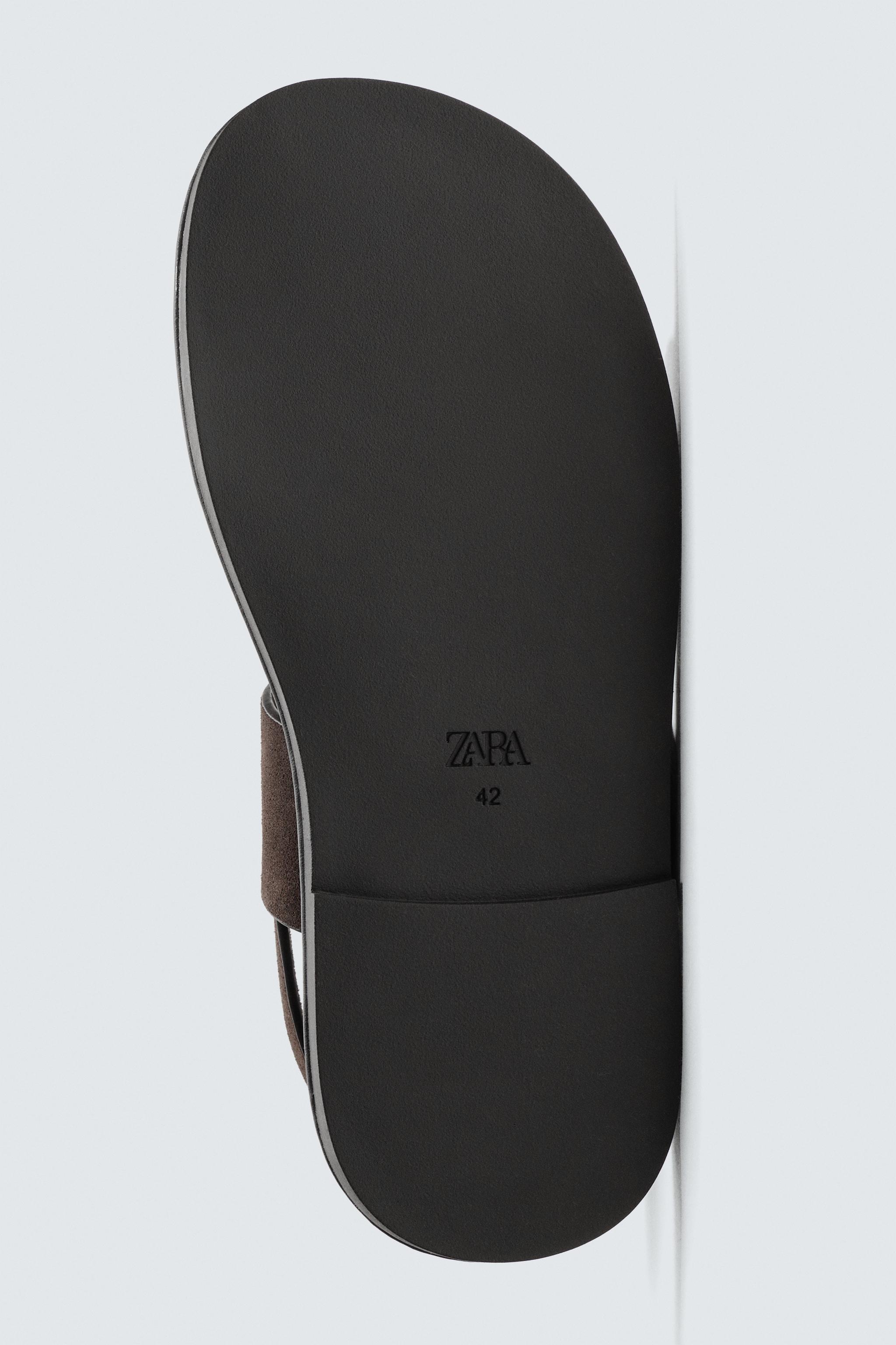 LEATHER STRAP SANDALS